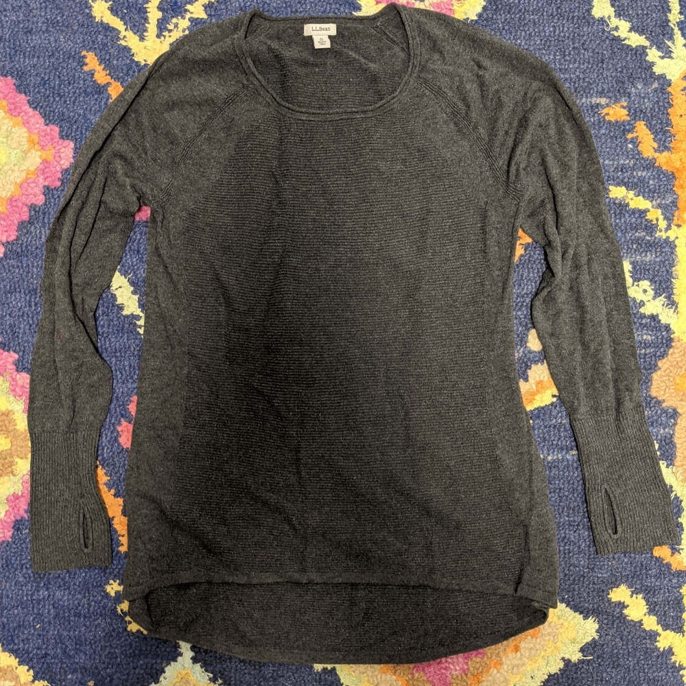 L.l. Bean high/low sweater